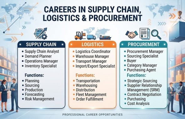 Supply Chain, Logistics and Procurement Jobs Nearby